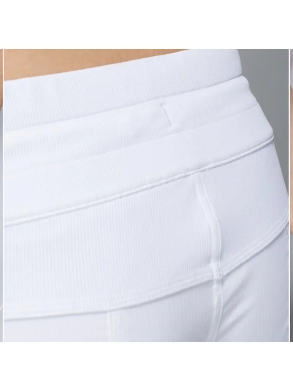 Lululemon Studio Crop *Liner White EEUC